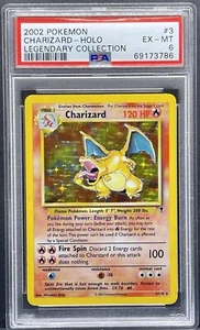 PSA 6 - Charizard 3/110 Holo - 2002 Pokemon Legendary Collection - Picture 1 of 2