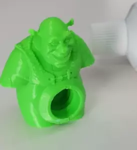 perfektes Geschenk, Gag Geschenk, lustig, Zahnpasta, Shrek Zahnpasta Kappe - Bild 1 von 2