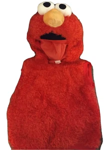Elmo Halloween Costume, Kids Toddler Size L (4-6), Sesame Street - Picture 1 of 2