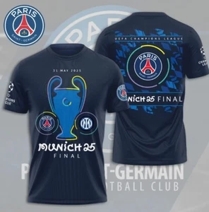 Paris Sa*int-Ger*main May 31St Champs 3D All Over Printed Shirt Gift Fan Made - Bild 1 von 4