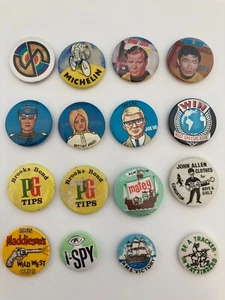 Vintage 1960’s Pin Badges (Choose Badge) - Picture 1 of 33