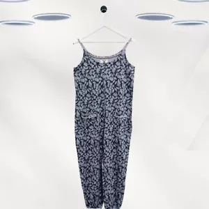 Ex White Stuff Women's Sleeveless Jersey Jumpsuit in Lilac Floral (RRP £55) - Picture 1 of 4