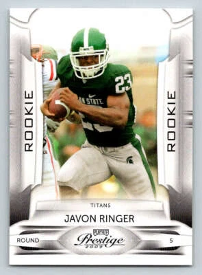 2009 Playoff Prestige #152A Javon Ringer RC (ref 196530) - Image 1 of 2