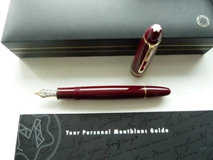 Montblanc Meisterstück Traveller 147 - Füllfederhalter - bordeaux  ID 147 ~ 2006 - Bild 1 von 7