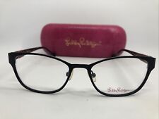 NEW Lilly Pulitzer Palmetto Black 50.17.135 Women’s Eyeglass Frames W/Case
