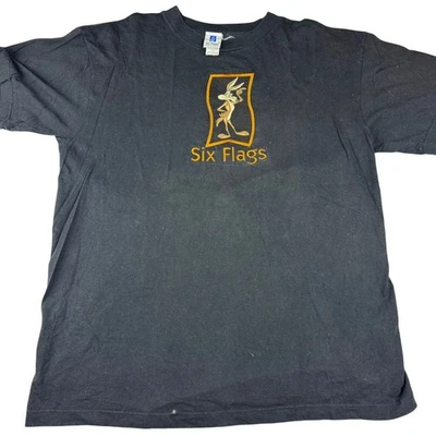 Vintage Wile E. Coyote Six Flags T-Shirt - Size XL - Image 1 of 4