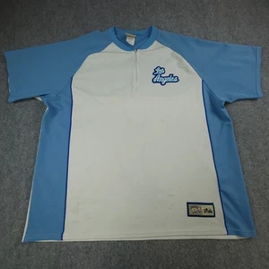 Los Angeles Lakers Warm Up Jersey Mens 2XL Hardwood Classic Blue 1/4 Zip NBA - Picture 1 of 13