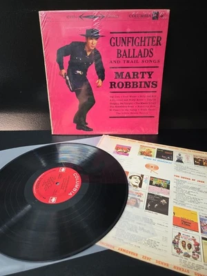 Marty Robbins Gunfighter Ballads 1963 OG Press Shrink/Insert '2-Eye' EX/VG++ Wax - Image 1 of 4