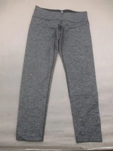 Tuff Athletics Size M Womens Gray Compression Pull On Cropped Leggings 633 - Picture 1 of 9