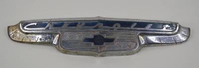 1952 Chevrolet Chevy Styleline Fleetline украшение капота значок отделка эмблема 3699646 - Изображение 1 из 4