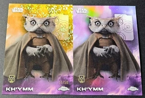 2025 Topps Chrome Star Wars Gold /50 Kh'ymm Debut Refractor #74 - Picture 1 of 2