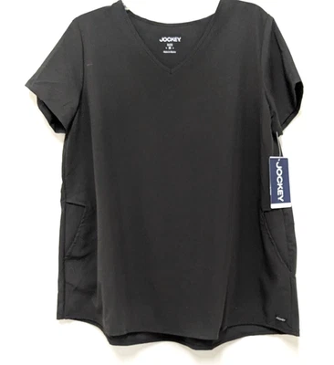 Blusa Médica Jockey Maternity #2462, Talla M, color ~ negro, nuevo con etiquetas Foto 1 de 4