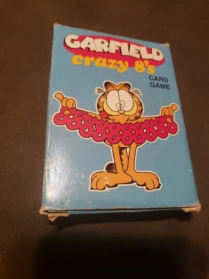 Juego de cartas Garfield Crazy Eights 8s 1978 vintage Foto 1 de 4