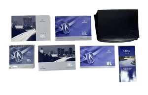 Acura RL 2005 conjunto manual del propietario con estuche de cuero libros garantía OEM - Imagen 1 de 8