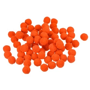 Pom Feutre Boules Feutrage Tissu 1.5cm 15mm Orange Rouge Projet Paquet de 200 - Imagen 1 de 7