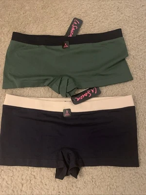 NUEVO CON ETIQUETAS La Senza 2 pares de bragas cortas para mujer talla M mediana niño ropa interior Foto 1 de 4