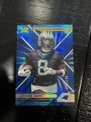 2021 Panini XR - Rookies Jaycee Horn #108 Blue /199 (RC) - Image 1 of 4
