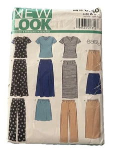 New Look 6730 Knit Top - Skirt - Wide Leg Pants Sewing Pattern Misses Sz S-XL UC - Picture 1 of 2