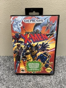 X-Men Sega Genesis Game CIB with Box & Manual. No Poster. Tested. Working. - Picture 1 of 4
