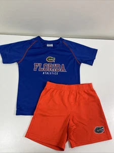 Camicia e pantaloncino Florida Gators Athletics bambino 2 pezzi taglia 3T blu arancione - Foto 1 di 7