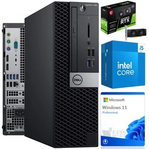 Gaming-Computer für Gamer DELL 7060 SFF i5-8500 32GB 480GB RTX 3050 6GB Win11 - Bild 1 von 12