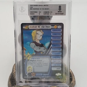 Android 18, the Mom Lv 2 93 Limited Foil Rare BGS 8 DBZ Dragon Ball Z CCG Score - Picture 1 of 1