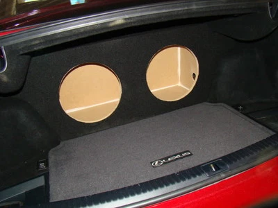 2006-2012 Lexus IS250 2-12" Subwoofer Box Sub Enclosure ZEnclosures****