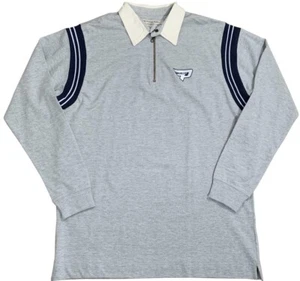 Rugby vintage gris brezo puro Playaz (talla XL, se adapta largo) nuevo con etiquetas - Imagen 1 de 4
