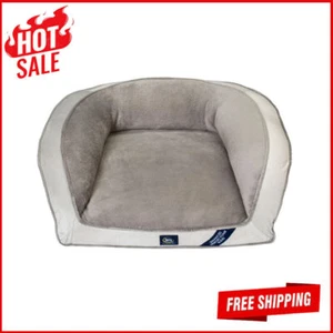 Mini Couch Dog Bed Memory Foam Care Removable Small W/ Machine Washable Cover - Picture 1 of 11