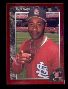 1992 Legends Magazine Ozzie Smith St Louis Cardinals Red Foil Insert Card - Bild 1 von 1