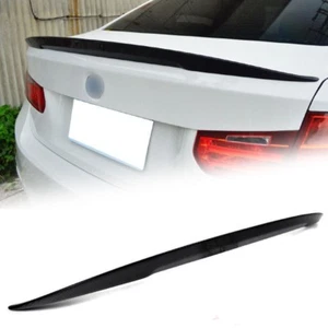CARBON FIBER 12-18 For BMW F30 F80 HIGH KICK P-TYPE TRUNK SPOILER - Picture 1 of 6