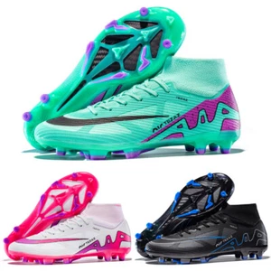 Herren Fußball schuhe AG Stollen Nocken Fussball Stiefel Kinder Fussball Schuhe. - Bild 1 von 26