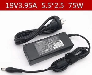Cargador Adaptador CA Original 19V 3.95A 75W para Portátil Toshiba Satellite L305 5.5mm - Imagen 1 de 5