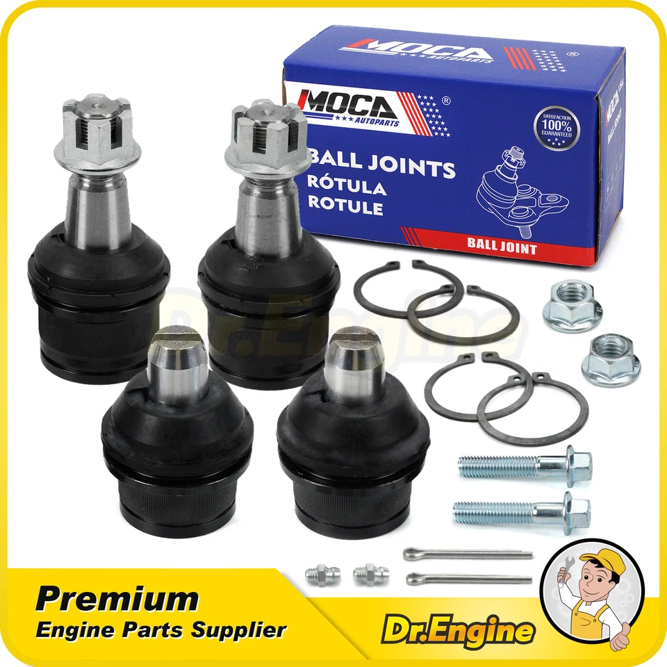 4 rótulas delanteras para Ford E150 E250 E350 E450 Econoline Club Wagon Super Duty Foto 1 de 4