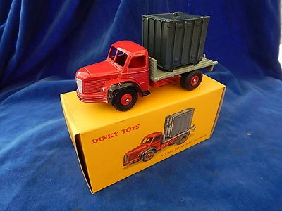 ATLAS - DINKY TOYS - CAMION / Truck - PLATEAU BERLIET AVEC CONTAINER 34B - TOP ! - Photo 1/4