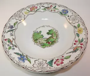 2 Vintage Copeland Spode Spodes Gobelin 10 1/2" umrandete Suppenschalen 1930er Jahre sehr guter Zustand - Bild 1 von 10