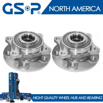 2 Front Wheel Bearing and Hubs fits 2003 2004 2005 2006 Volvo S60 S80 V70 XC70 - Image 1 of 4