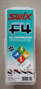 NEU Original SWIX F4 ALL TEMERATURE UNIVERSAL GLIDE WAX XXL 180 g in Waxcase - Bild 1 von 3