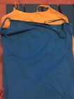 Two Women's Junior?S Large Ambiance Blue & Yellow Camis, W/ Glittery Trim