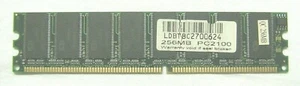 RAM 256Mb 184 Pin LDBTBC2700624 DDR, 266MHz, PC2100 - Picture 1 of 5