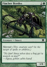 PINCHER BEETLES FOIL X4 4 4X 10th Edition MTG Magic the Gathering Cards DJMagic