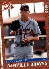 2003 Danville Braves Grandstand #8 Danny Collins Fort Pierce Florida FL Card