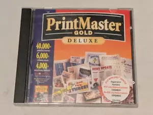 Printmaster Gold Deluxe (version 4.0) - Windows 95 and Windows 3.1 - CD-ROM - Picture 1 of 3