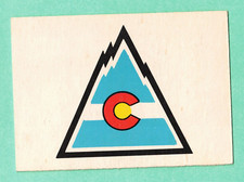 (1) COLORADO ROCKIES 1977-78 O-PEE-CHEE  # 327 TEAM LOGO EX/EX+  (I7080)