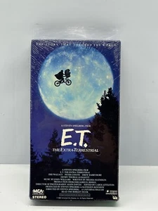 1988 Vintage VHS ET The Extra-Terrestrial Factory SEALED w/Green Door Tab MCA - Picture 1 of 2