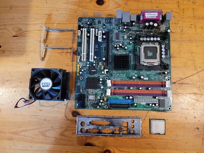 Carte Mère ECS 945G-M4 REV:B + Intel Pentium 524 SL9CA + Radiateur Ventilateur - Photo 1/4