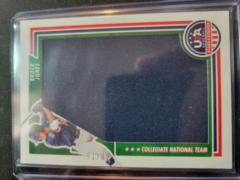 BROCK JONES 2021 Panini Stars & Stripes USA Baseball Patch /82 - Image 1 of 1