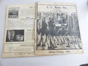 LL BEAN CATALOG SPRING 1946 MR BEAN HAS DAMAGE - Picture 1 of 7