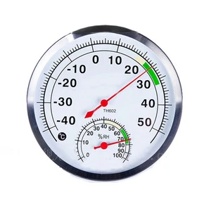 Thermometer Hygrometer Stainless Steel Case Outdoor Thermo-hygrometer -40°C~50°C - Picture 1 of 6