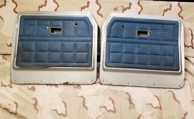 1974 1975 International Pick Up Truck Front Door Panels OEM - Image 1 of 4
